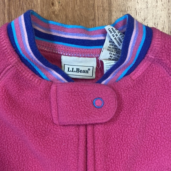 LL Bean fleece onsie pajamas - Picture 5 of 5